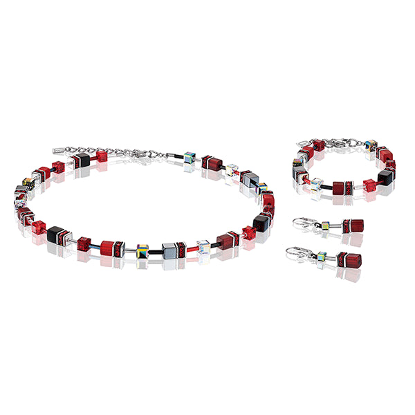 COEUR DE LION GeoCUBE® Red Earrings