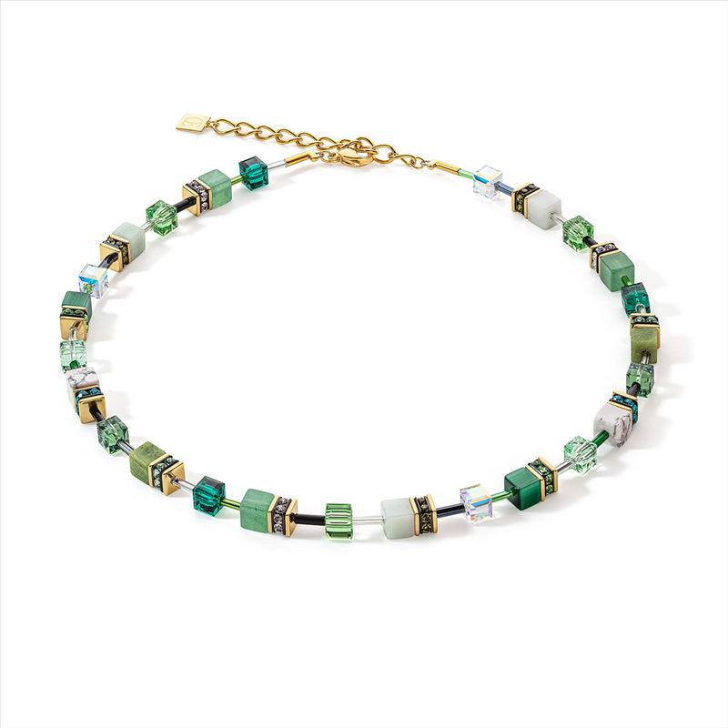 COEUR DE LION Iconic Green GeoCUBE® Necklace