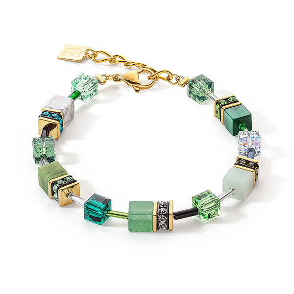 COEUR DE LION Iconic Green GeoCUBE® Bracelet
