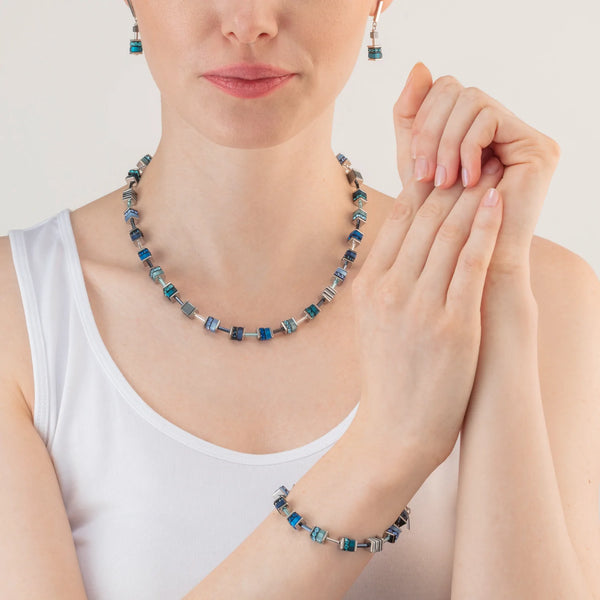 COEUR DE LION Sparkling Blue GeoCUBE® Earrings
