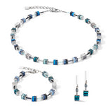 COEUR DE LION Sparkling Blue GeoCUBE® Earrings