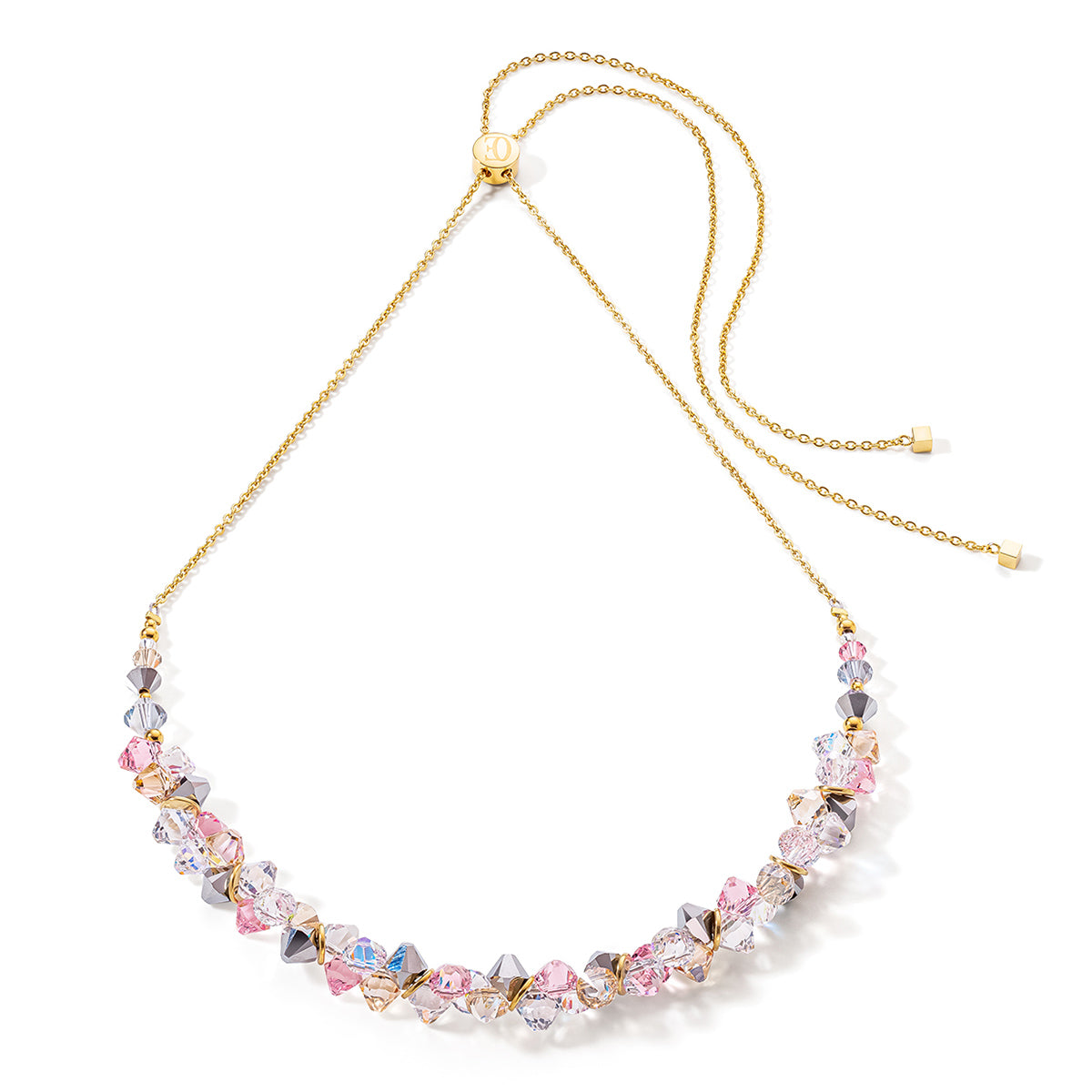 COEUR DE LION Light Rose Dancing Crystals Necklace