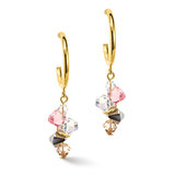COEUR DE LION Light Rose Dancing Crystals Earrings
