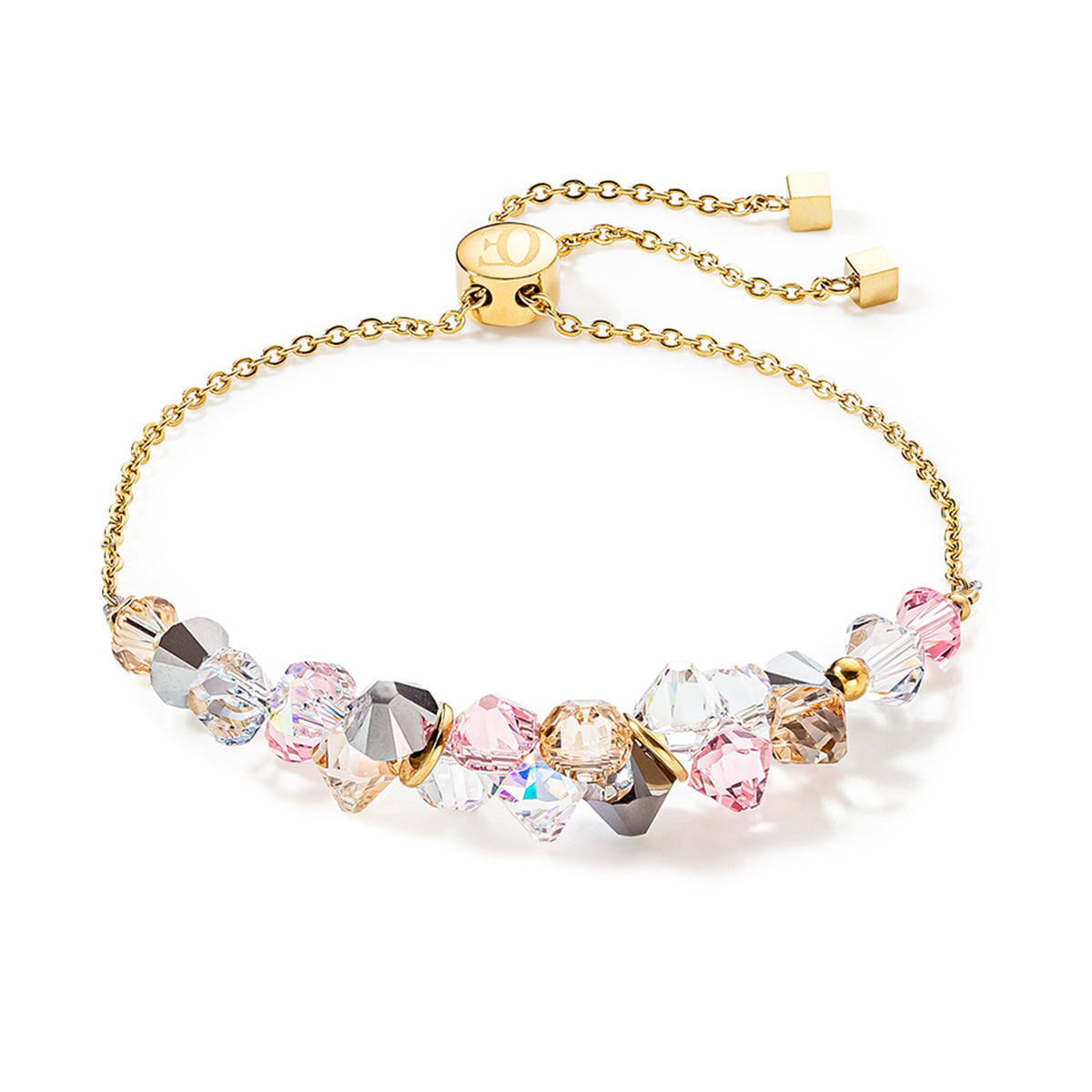 COEUR DE LION Light Rose Dancing Crystals Bracelet