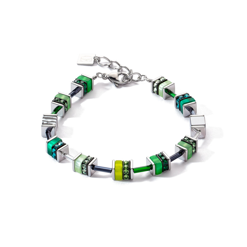 COUER DE LION Sparkling Green GeoCUBE® Bracelet