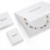 Coeur de Lion Rainbow Crystal Princess Pearl Bracelet
