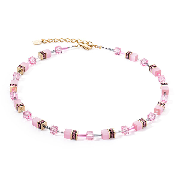 Coeur de Lion Monochromatic Pink Iconic GeoCUBE® Necklace