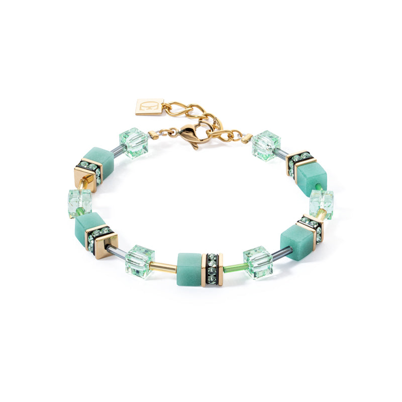 Coeur de Lion Monochromatic Green Iconic GeoCUBE® Bracelet