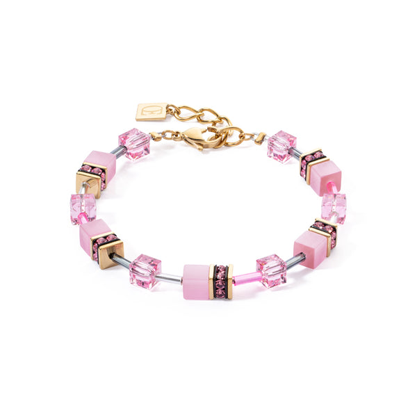 Coeur de Lion Monochromatic Pink Iconic GeoCUBE® Bracelet