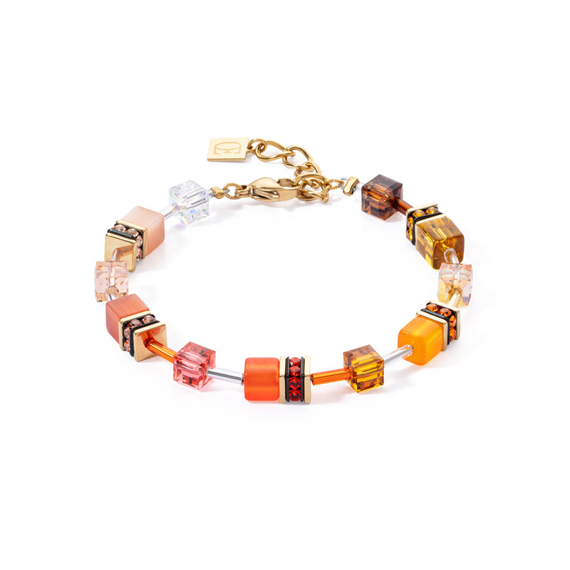 Coeur de Lion Sunset Gold Iconic GeoCUBE® Bracelet
