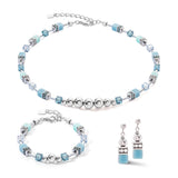 Coeur de Lion Ice Blue GeoCube® Fusion Spheres Bracelet