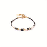 Coeur de Lion Gold-Black Sparkling Princess Bracelet