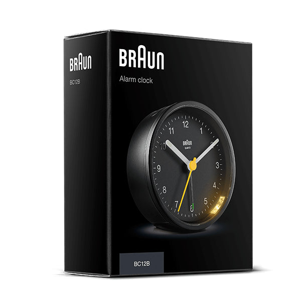 BRAUN Classic Black Travel Alarm Clock