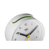 BRAUN Classic White Travel Alarm Clock