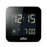 Braun Compact Travel Alarm Clock Black