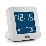 BRAUN White Digital Alarm Clock