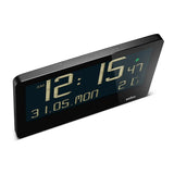 Braun Large Black Digital Wall Clock