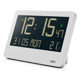 Braun Large White Digital Wall Clock