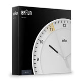 Braun Large Classic White Wall Clock 30cm