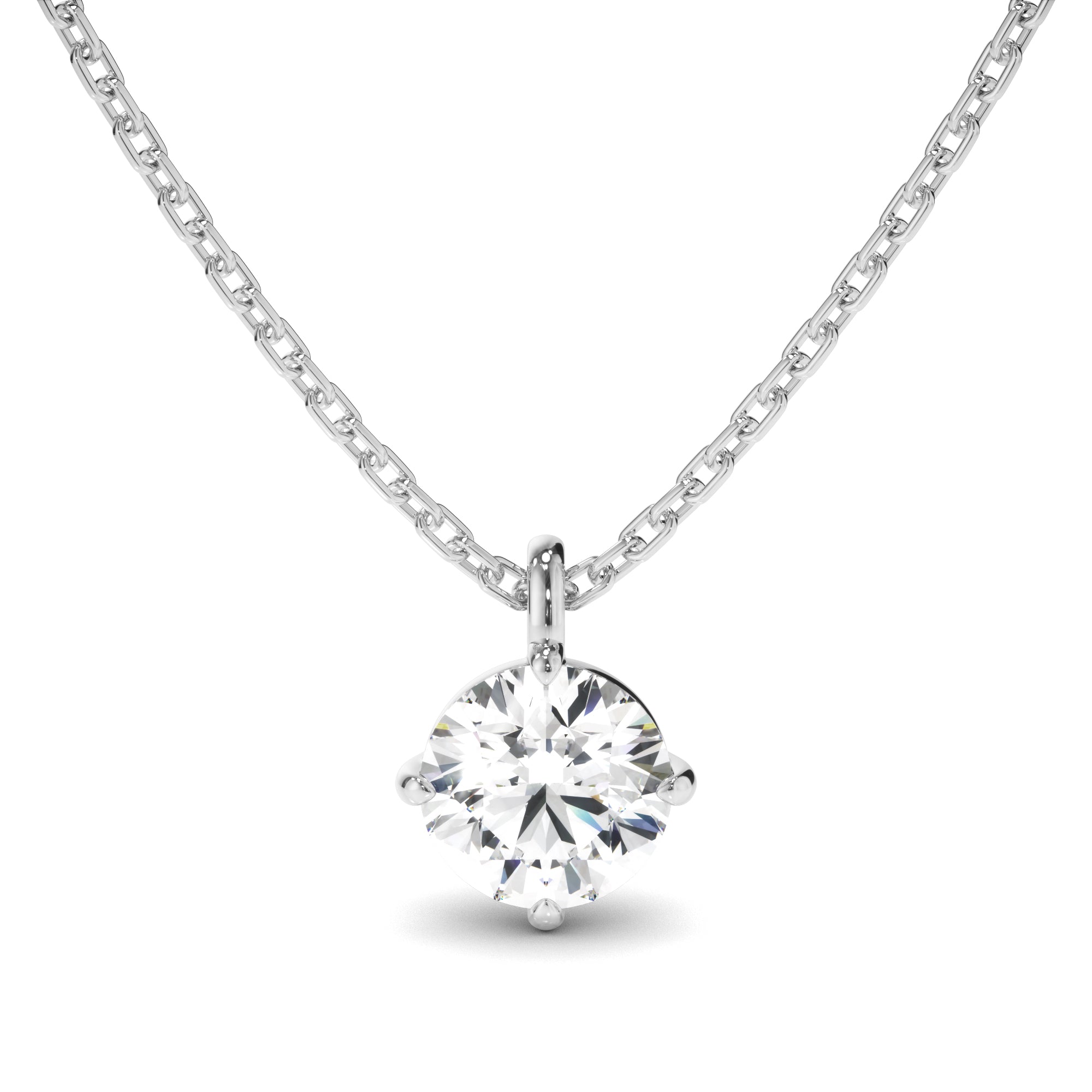 Round Brilliant Cut Diamond Pendant